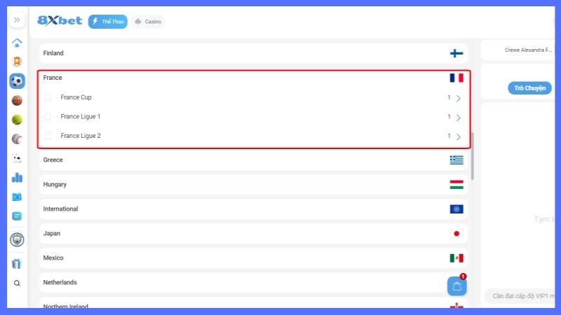 Soi kèo bóng đá Pháp nâng cao tỷ lệ thắng tại 8xbet